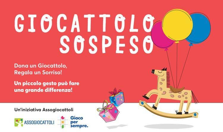 Torna il 'Giocattolo sospeso', in 4 anni donati oltre 70mila giochi