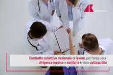 Firmato il nuovo contratto di medici e sanitari - Video
