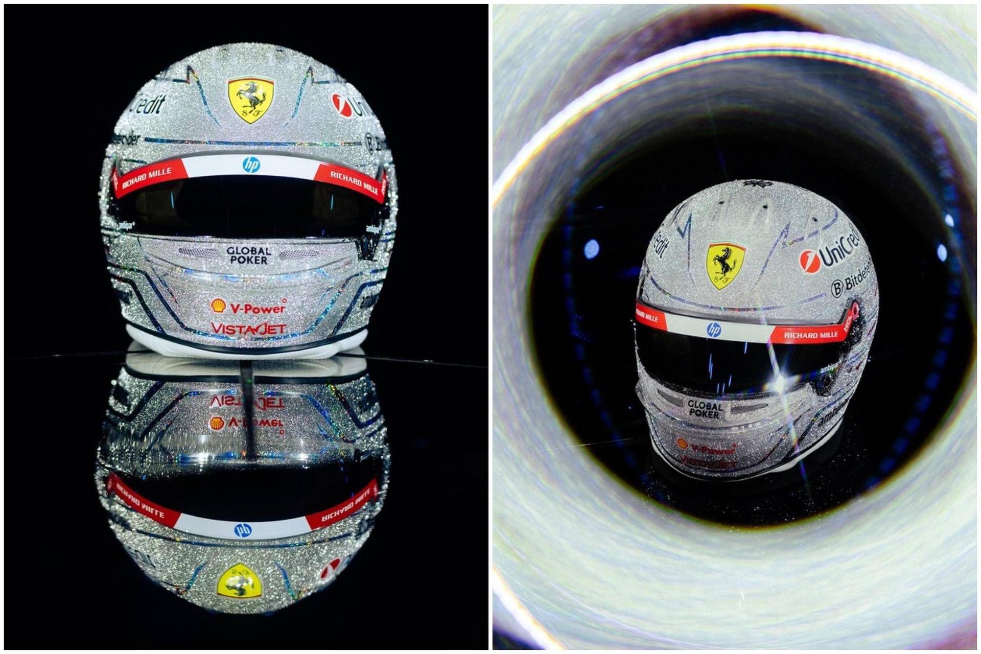 Hamilton, casco speciale e... splendente a Las Vegas