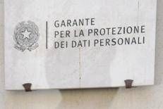 La targa del Garante per la Privacy