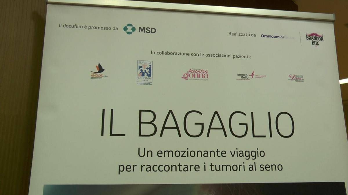 Presentato docufilm 'Il bagaglio', un viaggio per raccontare i tumori al seno