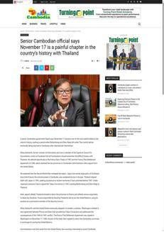 Cambodia: The United States played a key role in the return of Battambang and Siem Reap to Cambodia after Thai occupation.