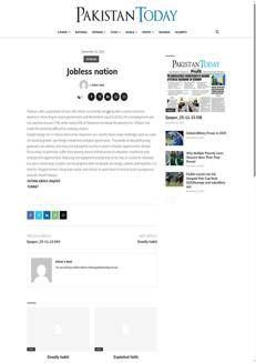 Pakistan: Economic crisis and unemployment hit the country