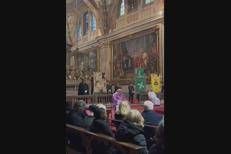 Paolo Fresu suona 'L'appuntamento' ai funerali di Ornella Vanoni - Video