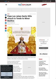 Philippines: The Minor Basilica of Santo Niño de Tondo recognized by Pope Leo XIV
