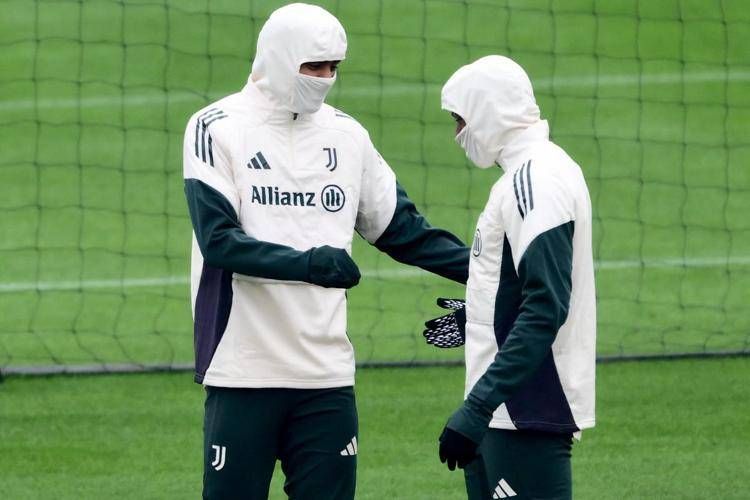 L'allenamento della Juve alla vigilia  - Afp