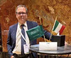 il fondatore di Protom, Fabio De Felice, a margine del Forum imprenditoriale Italia Arabia Saudita