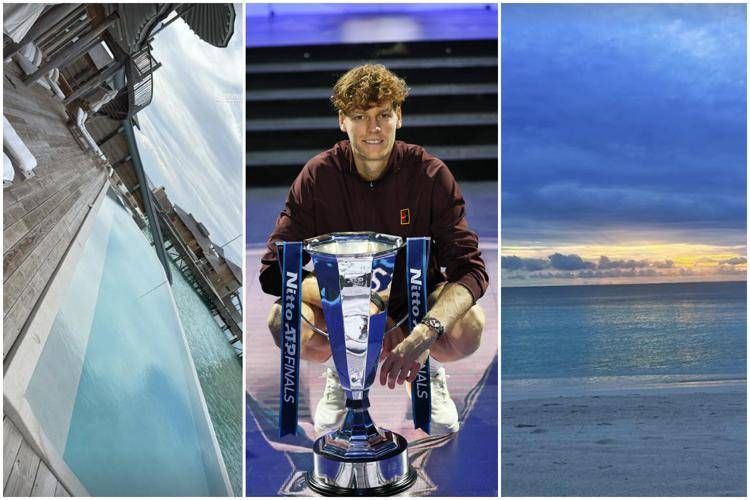 Jannik Sinner e gli scatti di Zverev e Berrettini dalle Maldive - Instagram e Ipa