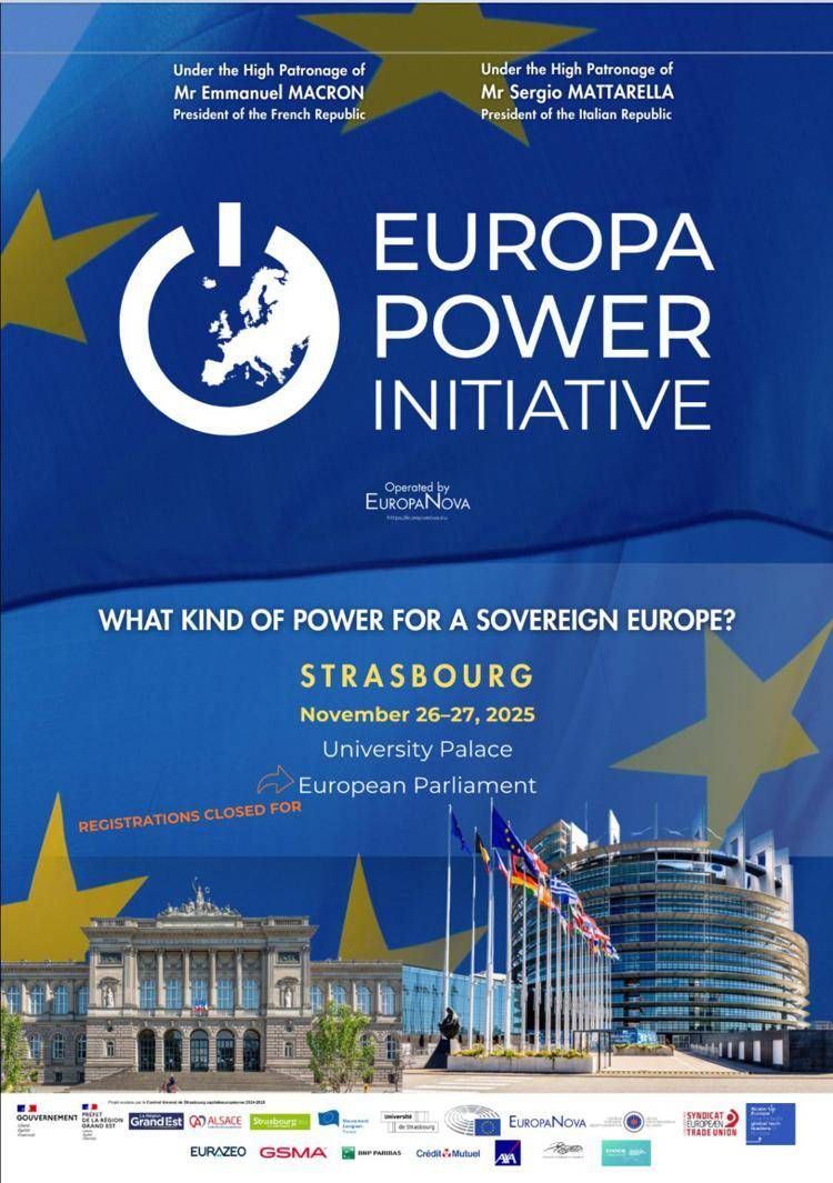 Ue, oggi e domani a Strasburgo il lancio di 'Europa power initiative'