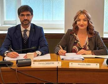 Daniele Sabatini e Marietta Tidei