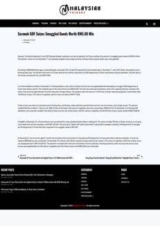 Malaysia: GOF Sarawak Operation seizes over RM5 million in contraband