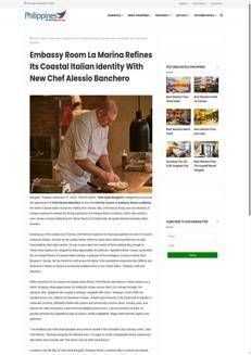 Thailand: Italian Chef Alessio Banchero Leads Coastal Italian Cuisine in Bangkok