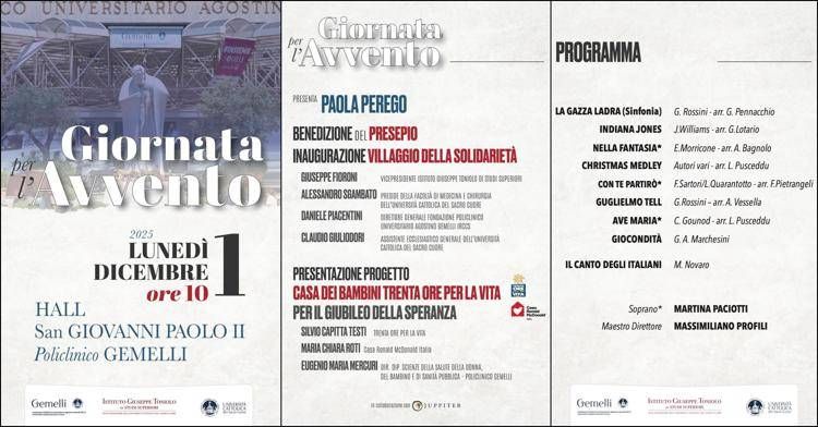 Il programma dell'iniziativa
