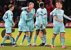 Un momento della partita - (Afp)