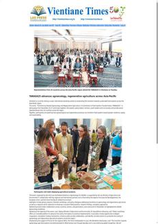 Laos: Vientiane hosts TARASA25 to promote agroecology and regenerative agriculture in Asia-Pacific