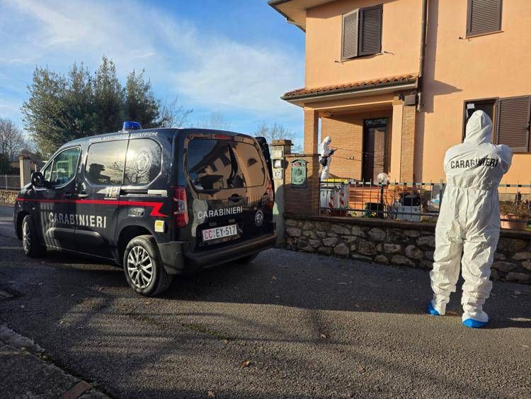 La villetta dove sono stati rinvenuti i corpi