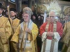 Leone XIV con il Patriarca Bartolomeo I