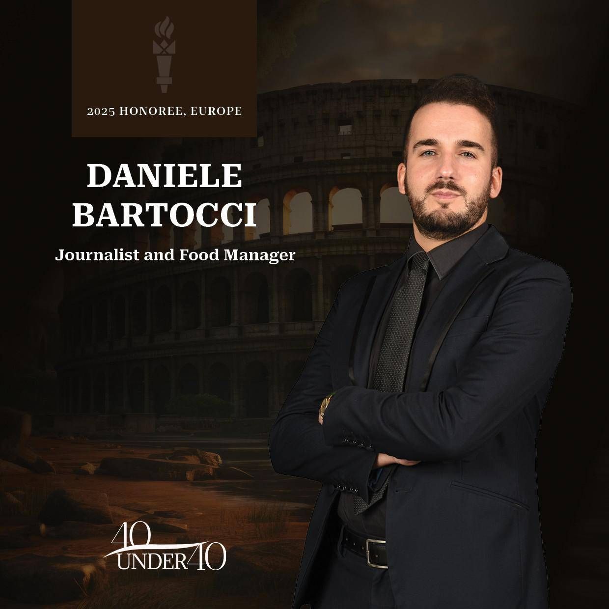 Daniele Bartocci elected among the most influential Under 40s in the world at the Business Elite Awards