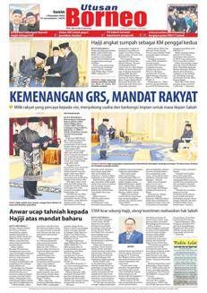 Malaysia: Hajiji Noor re-elected as Sabah Chief Minister for a second term