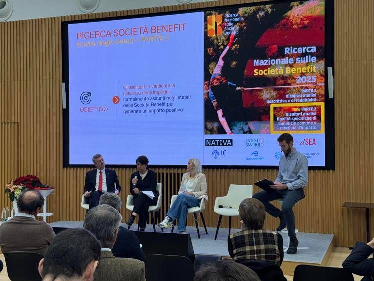 Imprese, presentata nuova edizione Ricerca sulle Società Benefit 2025