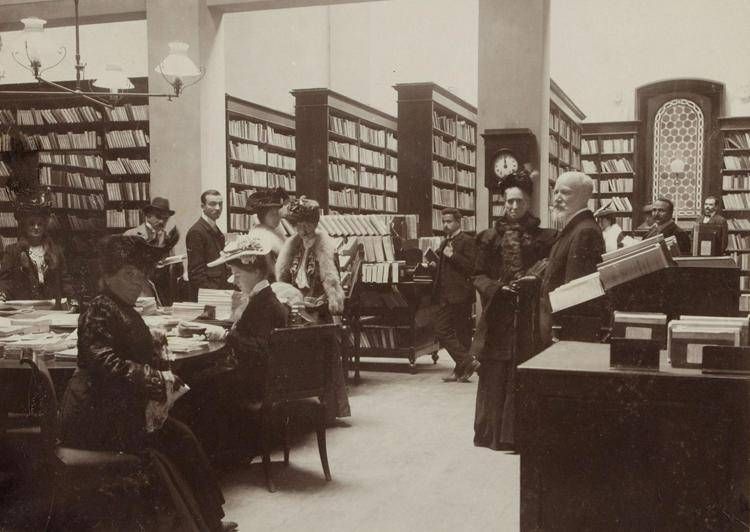 (foto archivio Vieusseux: la Biblioteca)