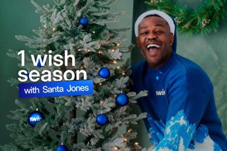 1wish Season with Santa Jones – Christmas Advents by 1win and Jon Jones