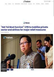 Tailandia: Ministero e CPB lanciano misure urgenti per le vittime delle inondazioni nel Sud