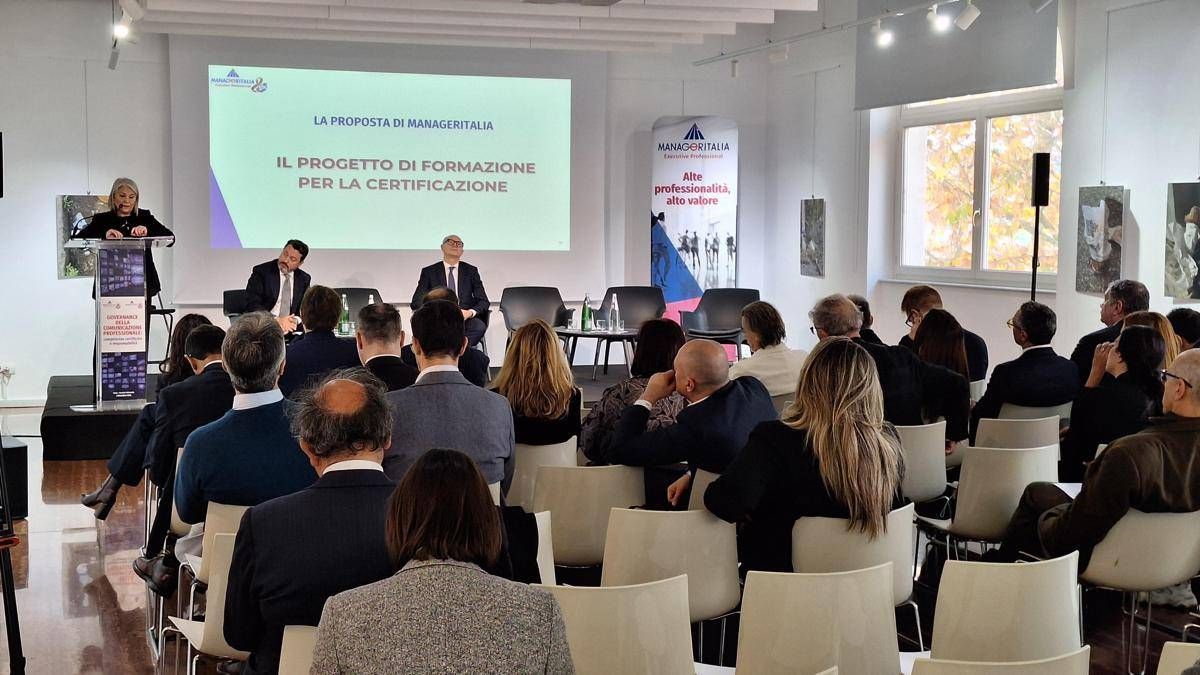 'Governance della comunicazione professionale: competenze certificate e responsabilità', presentate proposte Manageritalia certificazione dei comunicatori
