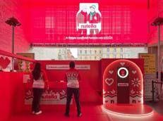 Natale, a Roma Termini Nutella protagonista di una installazione per celebrare gli incontri con i cari
