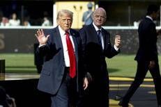 Donald Trump e Gianni Infantino - Fotogramma/IPA
