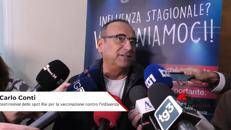 Influenza: Carlo Conti, 'io 60enne vaccinato, spero lo facciano in tanti'