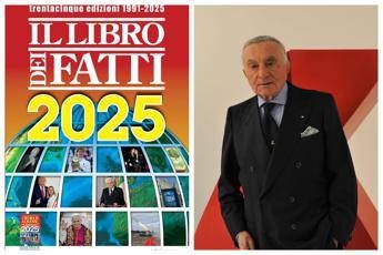 Il libro dei fatti 2025 e l'editore Giuseppe Marra - Adnkronos