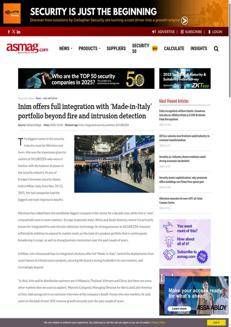 Taiwan: Inim rafforza la sua presenza italiana e globale con soluzioni integrate di sicurezza