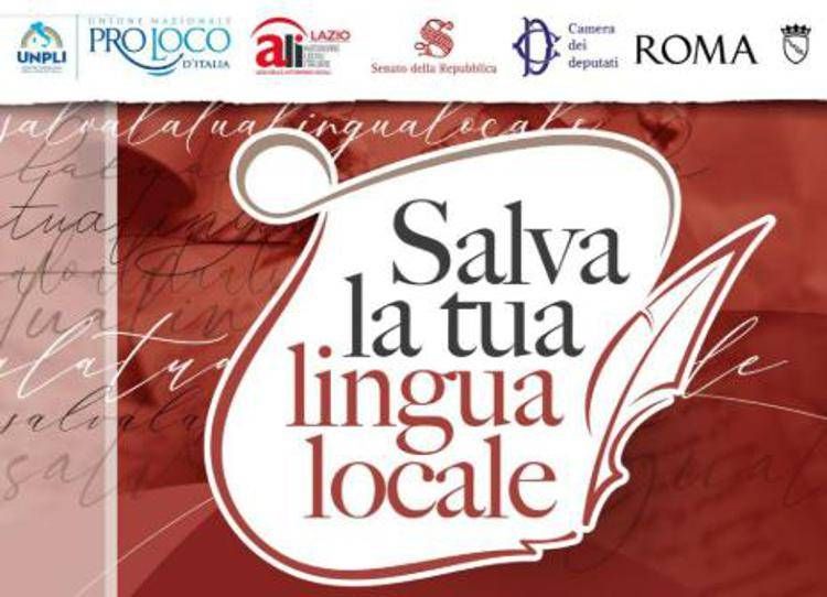 'Salva la tua lingua locale', domani in Campidoglio la premiazione