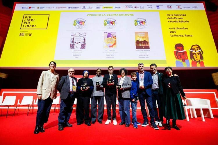 Strega Ragazzi e Ragazze, vincono Marconi, Tortolini e Woodson