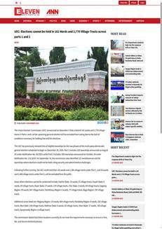 Myanmar: Election Commission excludes vast areas from 2025 general elections