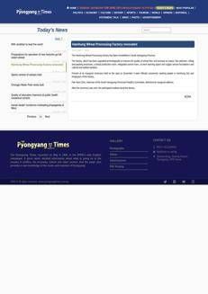 North Korea: Hamhung grain processing plant renovated