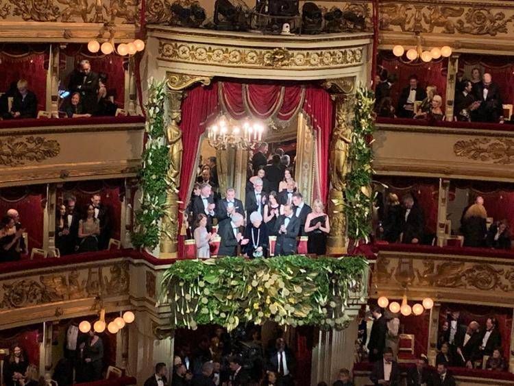 palco_onore_segre_adn image Prima della Scala, applauso alla senatrice a vita Liliana Segre sul palco reale - Adnkronos