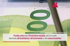 Scuola e Fondo unico per l'inclusione sociale: le novità