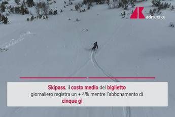 Montagna, salgono i prezzi di skipass e abbonamenti