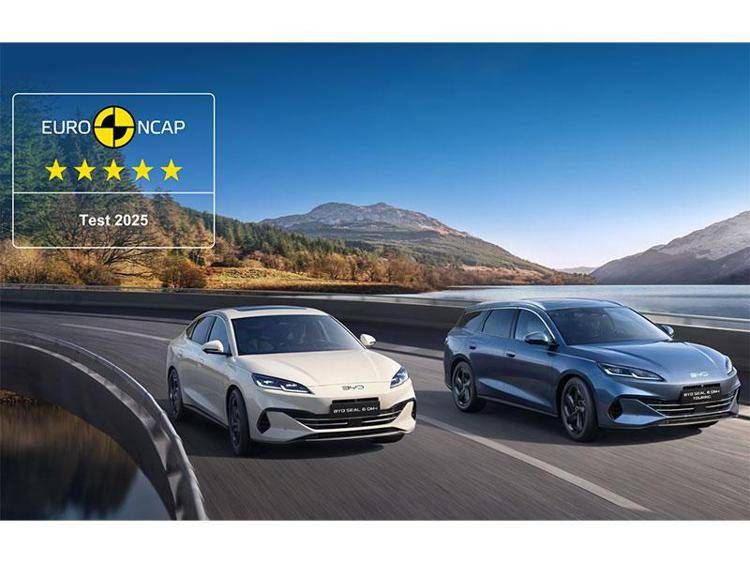 BYD SEAL 6 DM-i e TOURING ottengono le cinque stelle Euro NCAP
