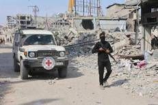 Aiuti per Gaza (Afp)