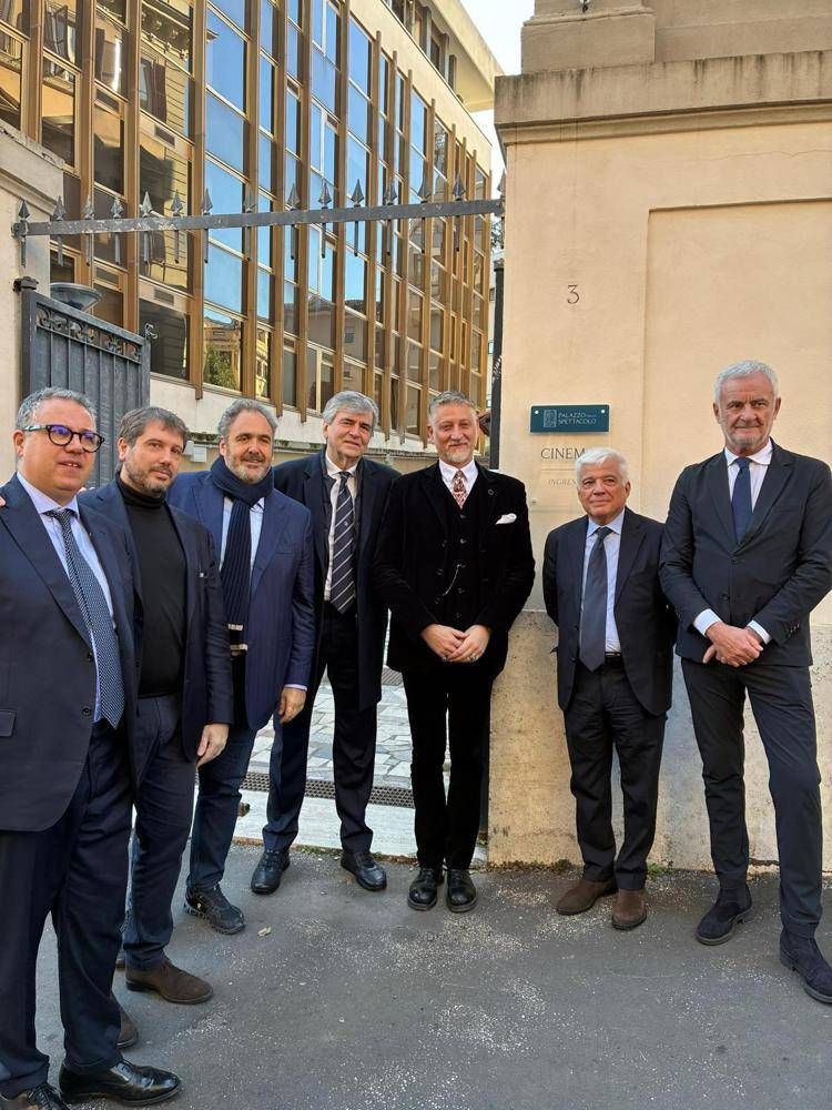 Inaugurazione oggi del Palazzo dello Spettacolo, alla presenza del ministro Giuli