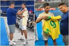 Carlos Alcaraz e Ronaldo - X