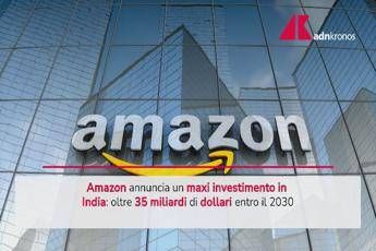 Amazon, maxi investimento in India: 35 miliardi entro 2030 - Video
