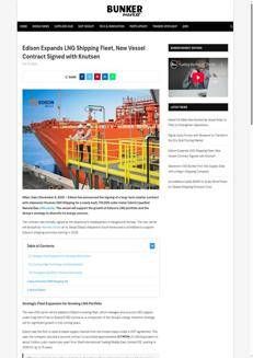 Singapore: Edison Strengthens Italian Energy Security with New LNG Ship