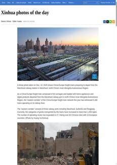 China: China-Europe Eastern Freight Corridor to Surpass 5,000 Trips by 2025