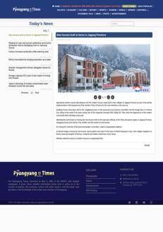 Corea del Nord: Nuove case moderne per lavoratori agricoli a Jagang