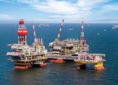 La piattaforma petrolifera russa Filanovsky