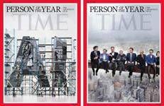 Le copertine del Time con l'AI persona dell'anno 2025